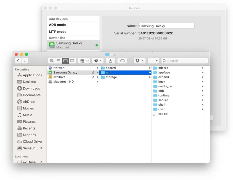 samsung file transfer app for mac